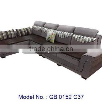 latest sofa set design, new indoor home furniture l-shape sofa