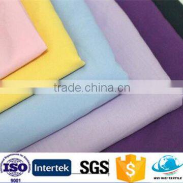 65% polyester 35% cotton poplin plain fabric for shirting