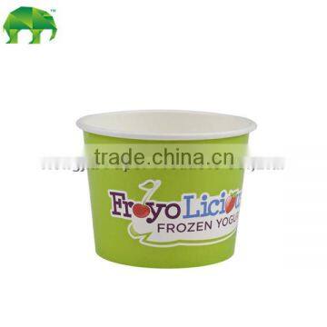 Good supplier 16oz disposable printed big frozen yogurt paper cup,soup paper cup with lid and spoon,ice cream paper cup