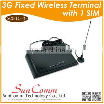 SCG-1Q-3G 3G Tri-Band Fixed Wireless Terminal/Gateway with 1 port