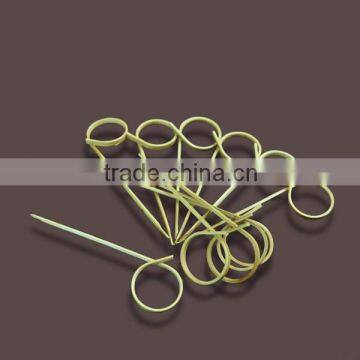 Disposable Natural Colorful Bamboo Skewer With Knot photo-3