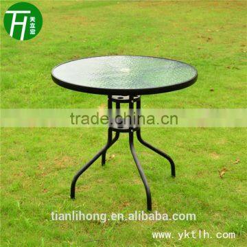 Outdoor Tempered Glass Dining Table