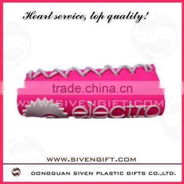 customized pink lighter cover with company logo