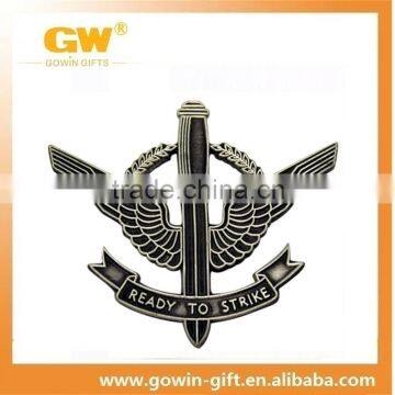 custom metal cap badge