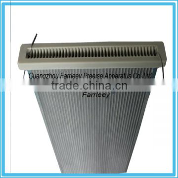 100% spunbonded polyester material panel dust cartridge filtering