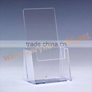 acrylic sign holder with pocket brochure holder counter acrylic holder