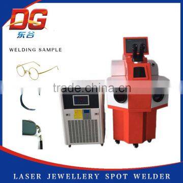 One gram gold plated earrings YAG jewelry laser cnc spot welding machine