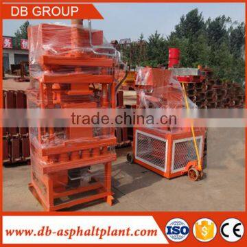 Clay interlocking block making machine