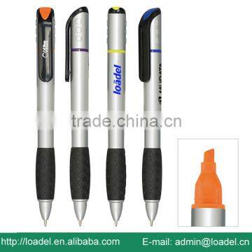 Highlighter Pen Plastic Promotion Highlighter Ball Pen photo-2