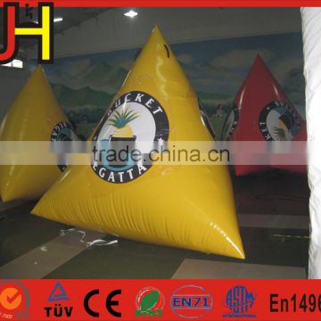 Wholesale Cheap Inflatable Branded Triangle Water Buoy