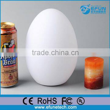 waterproof egg shape led night lamp,rgb color changing home decorative night light