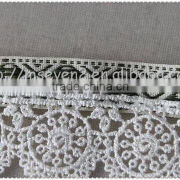 Fine Quality Multi Color Tassel Wholesale Jacquard Polyester Flower Fringe Trim photo-2