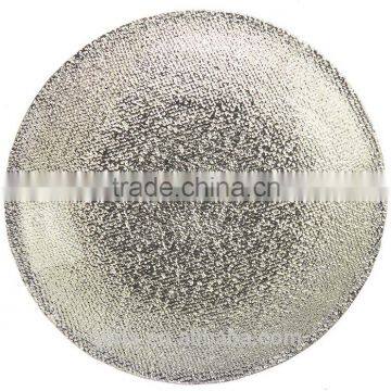 GRS home decorative gold silver glass chargers plates