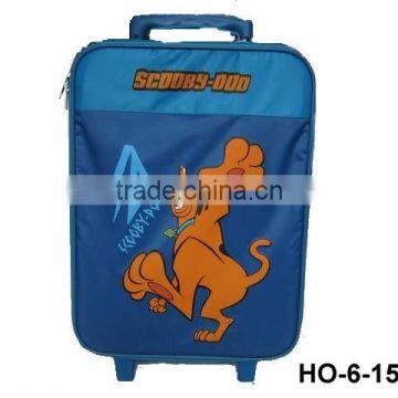 BLUE CARTOON PRINTING 600D TROLLEY CASE