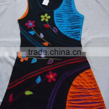 latest cottons tops for ladies/ New model cotton dress/fashionable cotton dress