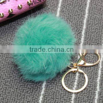 Wholesale korea styling karl rabbit fur keychain