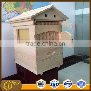 Hot selling honey flow bee hive with 7 pieces plastic flow frames