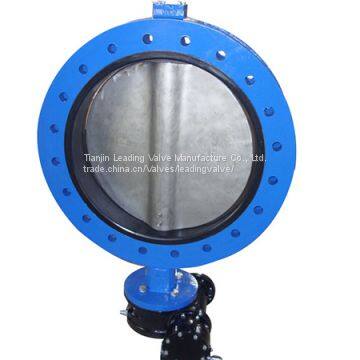 PN10/16/ANSI 150 Drilling U type/section/shape butterfly valves PN6