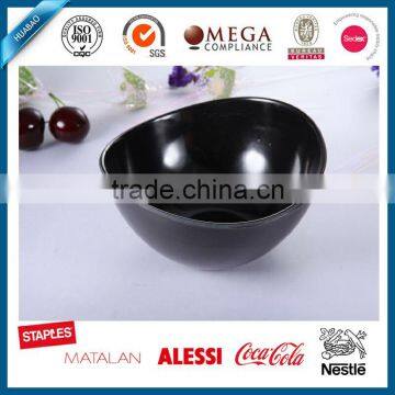 2016 Melamine dinnerware set with black color