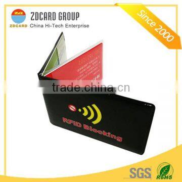 Soft PVC RFID Holder for 2 RFID Blocking Cards Substitute