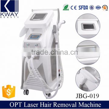 Mutifuction ipl rf laser hair removal equipment/opt hair removal machine