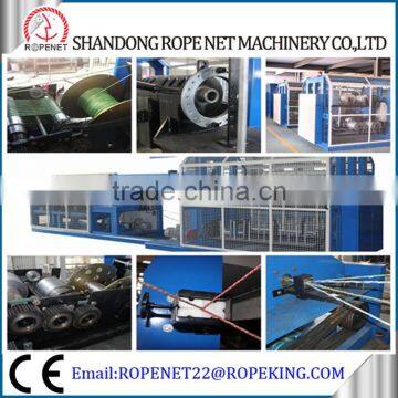 Rope Making Machine High Capacity pp raffia twisted rope making machine Email: ropenet22@ropenet.com