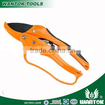 Quality Orange Aluminium Ratchet Pruners