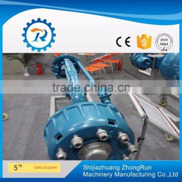 12T Oil lubrication Round tube heavy duty trailer axle