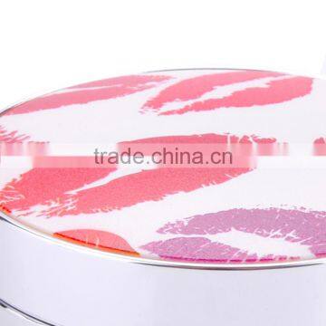 Fashionable Shiny Gold Jar for Air Cushion BB CC New Makeup Round Airless Powder Jar