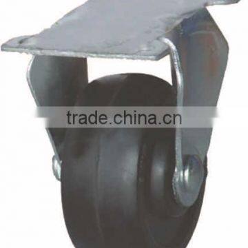 caster,3" inch Solid Caster,4 inch swivel elastic rubber roller industrial caster