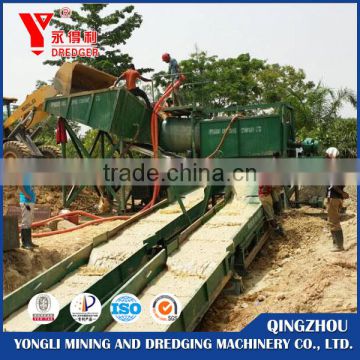 Hot sales new technology pulsating sluice box, gold mining machine for small business