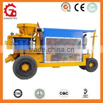 GZ-9 output 9m3/h diesel drive dry mix shotcrete machine