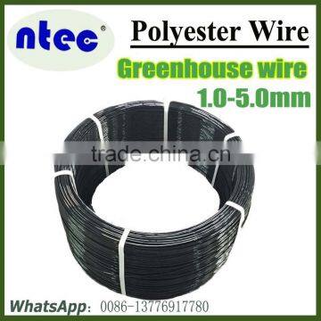 1.0-5.0mm white color polyester wire for agricultural use bulk package