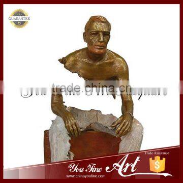 Bronze Bruno Catalano Famous Male Sculpture photo-3