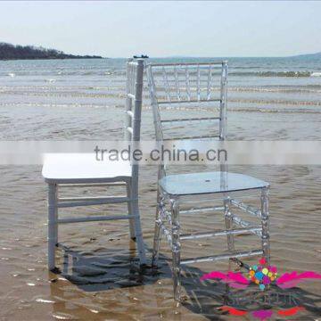 top seller event transparent event clear resin chiavari chair