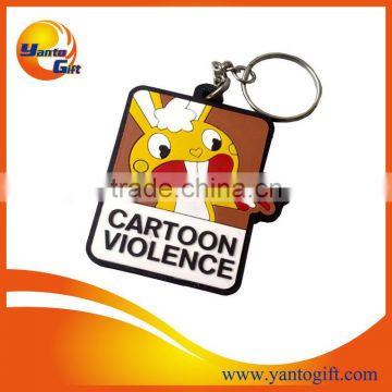 Cheap Branded logo Keychain pvc