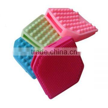 New Arrival!! New design comfortable massage glove back brush silicone body bath shower brush