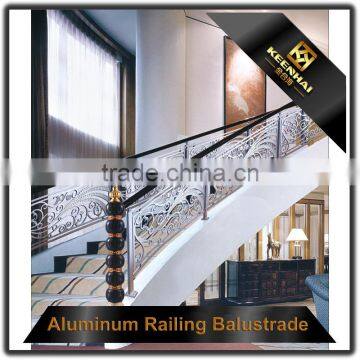 Interior Decorative Railing Design Brass Stair Handrails photo-2