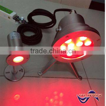 IP68 304 stainless steel RGB underwater pond led lights