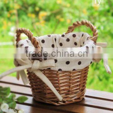 Multi-purpose Circular Wicker Storage Basket Hot Sale photo-3