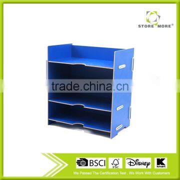 Office File Organizer, Wooden 4-Trays photo-2