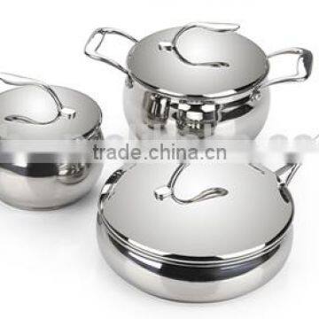 New Style Stainless Steel 6pcs Cookware Set/pot Set