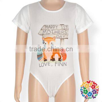 3 Pack Infant And Toddler White Summer Jumpsuits Natural Organic Blank Baby Onesie photo-3