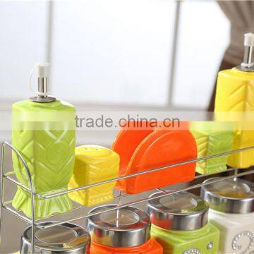 Colorful Kitchen Ceramic Canister Set photo-3