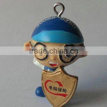 Resin handing figure decoration