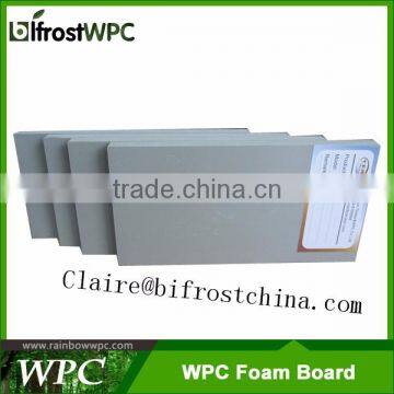 Eco-friendly high quality plastic formwork board WPC foam board with best price