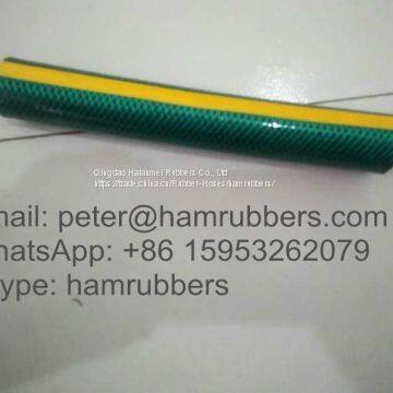 High Strength Fiber Reinforced Green PVC Garden Hose photo-2