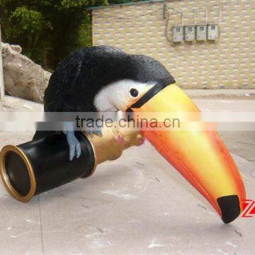 Garden resin bird figurines