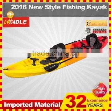 3 Person Family Double Twin Sit On Top Fishing Kayak Canoe Wholesale photo-2