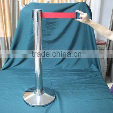 Retractable Belt Barrier Post Stand China Queue Barrier photo-2
